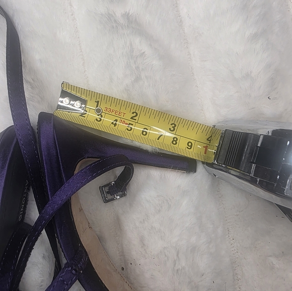 Antonio Melani Dark Purple Stiletto Heel Size 7.5 - Picture 4 of 5